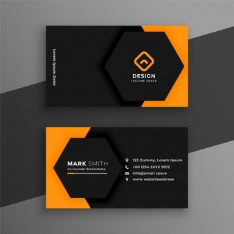Visiting Card - Cardstock, 3.5 x 2 Inches | Matte Finish, Offset Printing, Black Rectangle Design, Pack of 500