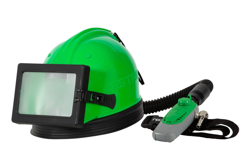 Astro Shot Blasting Helmet Resiprator