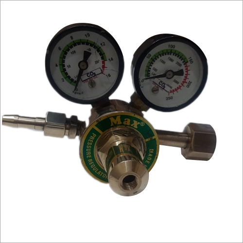 Metal Co2 Regulator Double Meter