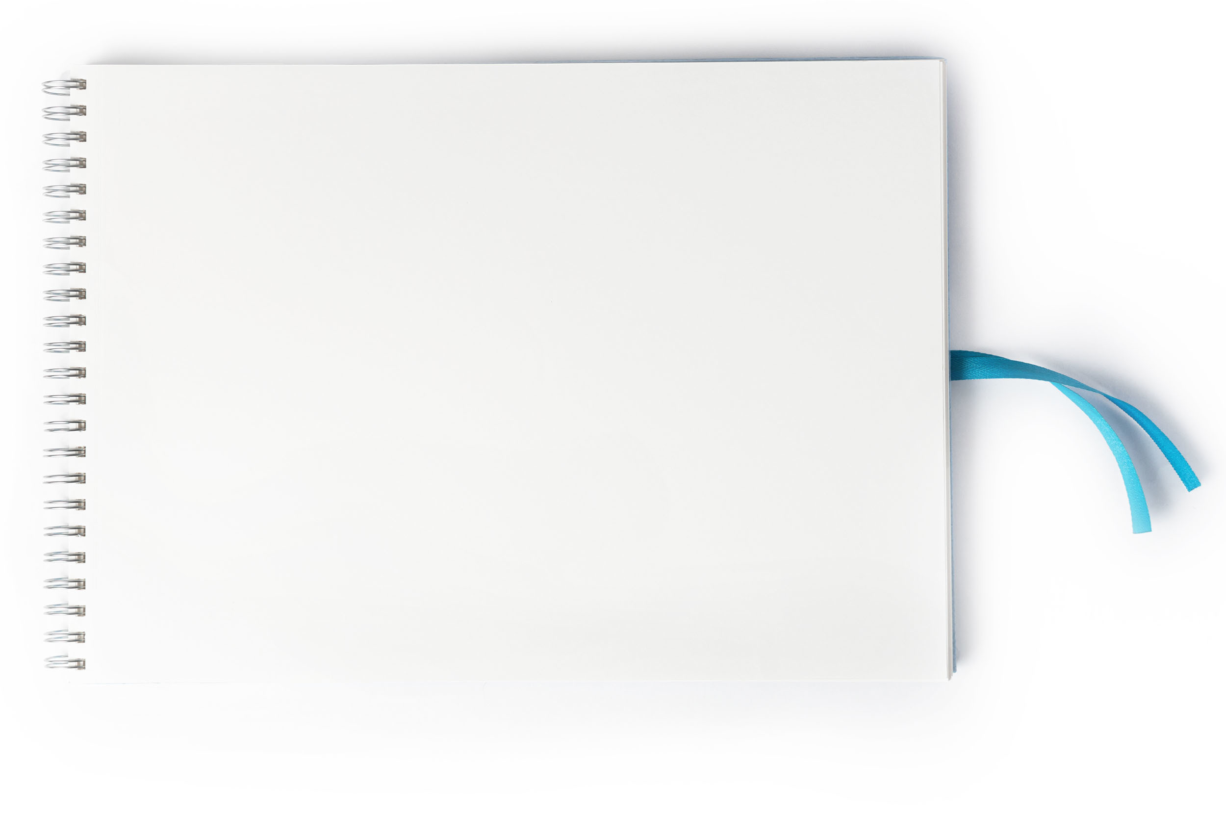 Paper Is 160gsm Comma Abaca - A3 Size - Wire-o-bound Sketchbook (Sky Blue)