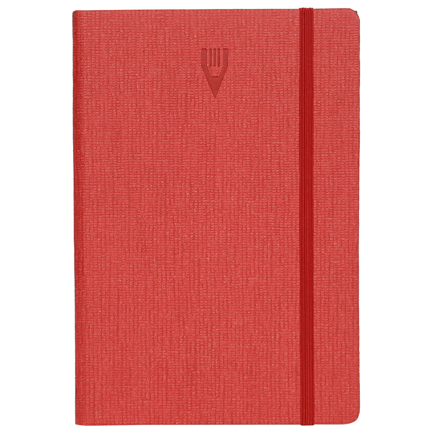 Comma Flip - A5 Size - Notebook And Sketchbook (Navy Blue And Red) Section Stitched & Bound