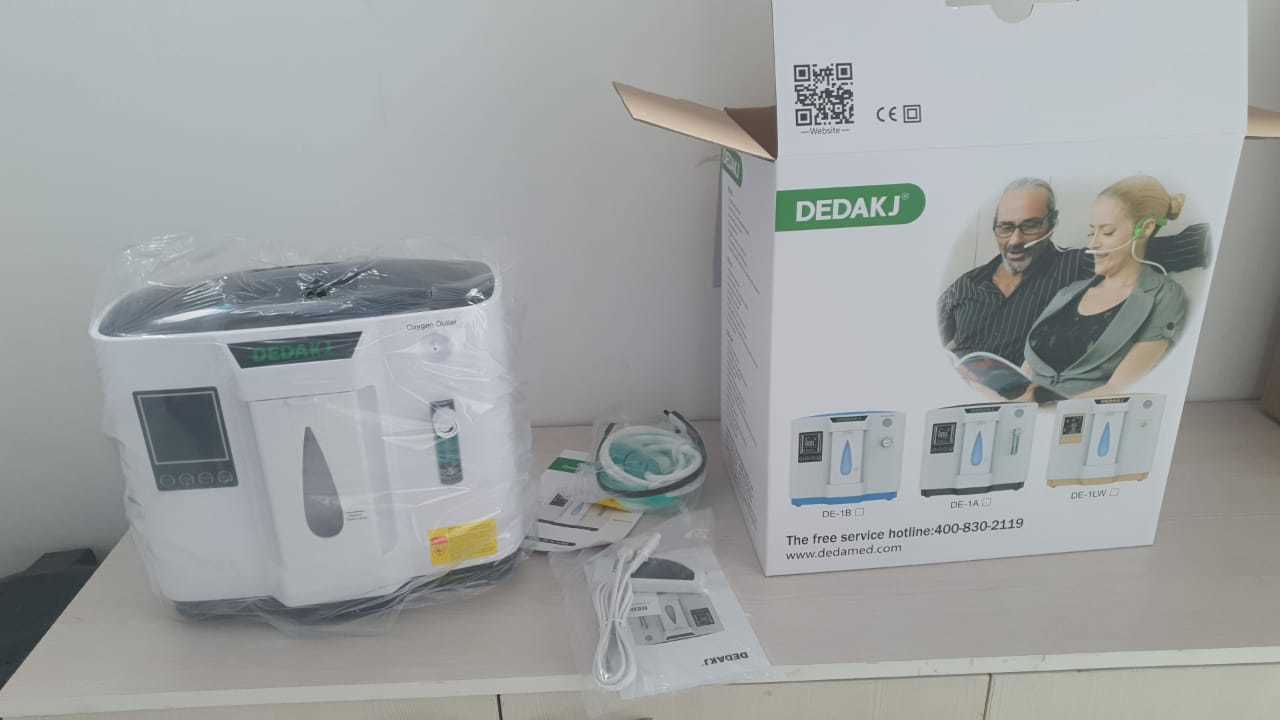Oxygen Concentrator Dedakj De-2a Black