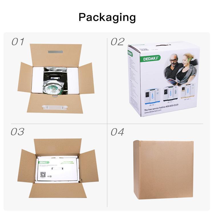 Oxygen Concentrator Dedakj De-2a Black