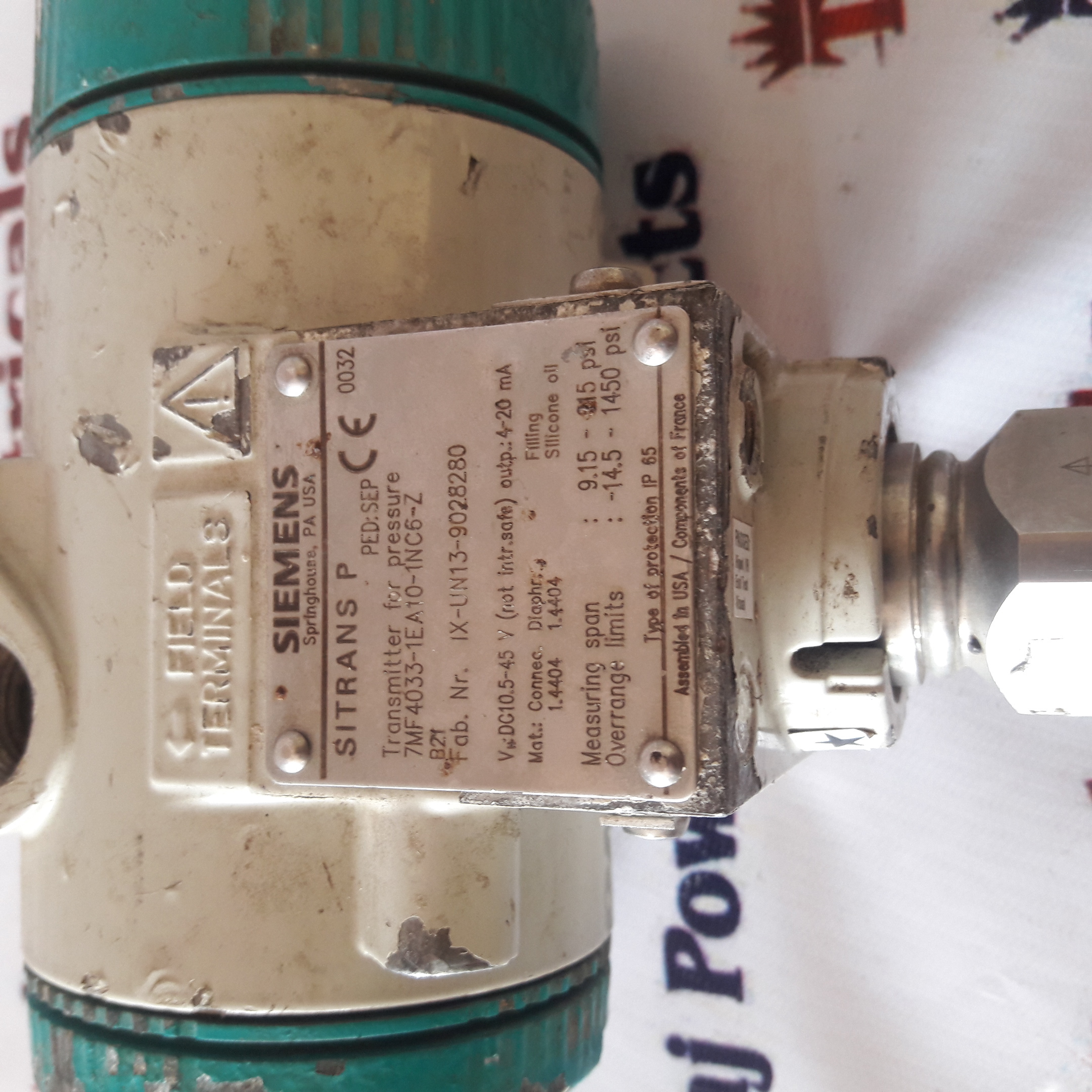 Siemens 7mf4033-1ea10-1nc6-z