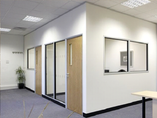 White Gypsum Partition