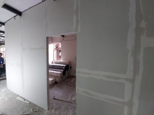White Gypsum Partition