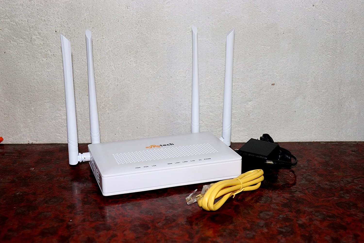 Sy-gpon-2010r2-wadont - 236x148x31 Mm, 240g Weight | Four-antenna Wireless Router For Commercial & Industrial Use, High Quality Performance