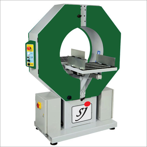 Coil Stretch Wrapping Machine - Automatic Operation, Electrical Power Source, Painted Surface Treatment | Industrial Usage & Applications