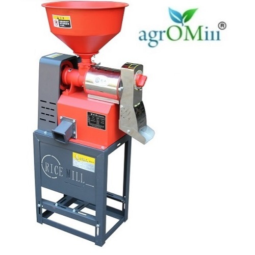 Manual Mini Domestic Rice Machine Ss Chrome