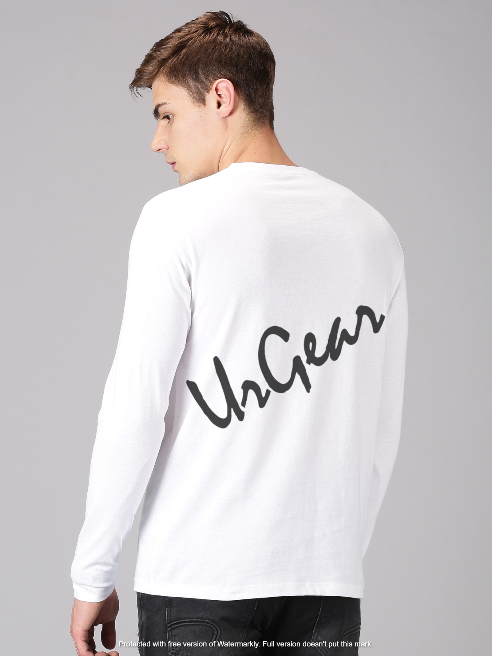 White Mens Full Sleeve T Shirts