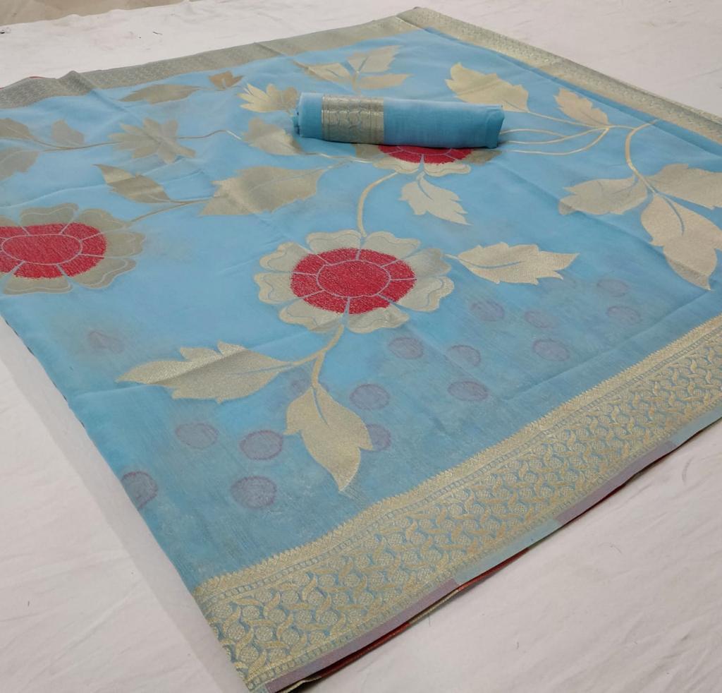 Mix Linen Saree