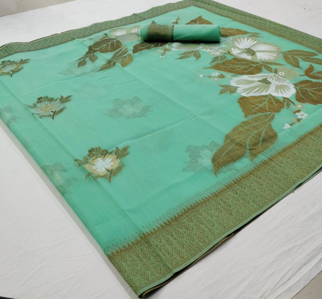 Mix Linen Saree