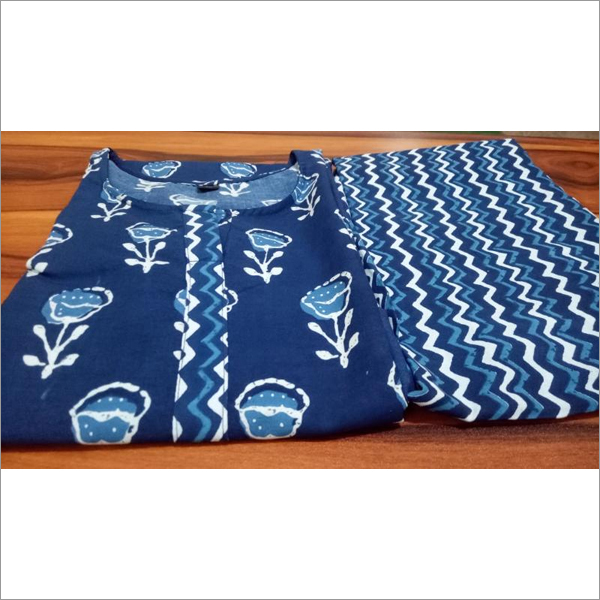 Printed Fabric Rayon Kurti With Pant