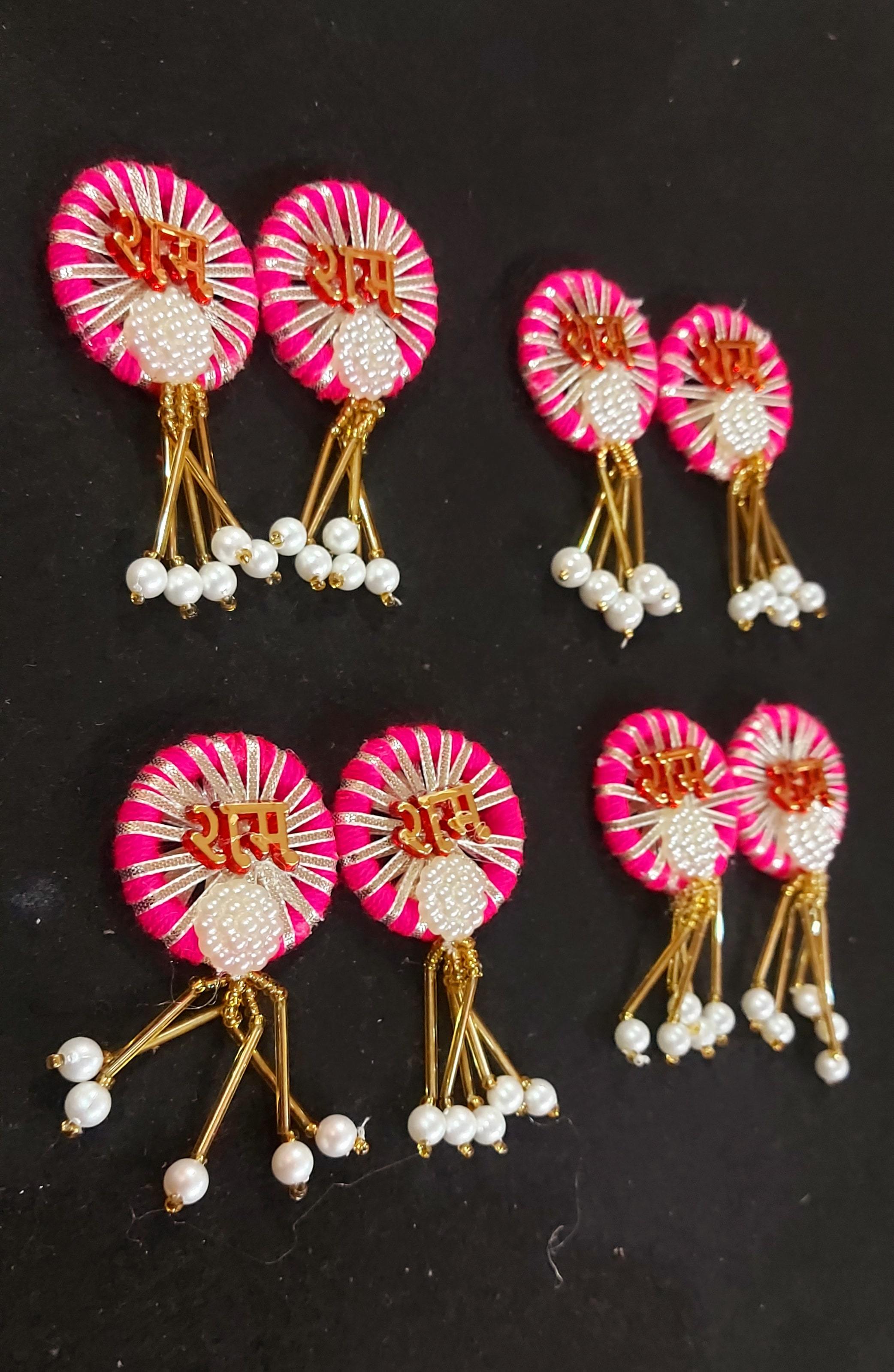 Designer Rakhi - Fabric, Metal | 2x2x1 Inches, Red Color, Basket Style, Attractive Packaging, Auspicious Symbol, Unique Style, Elegant Design