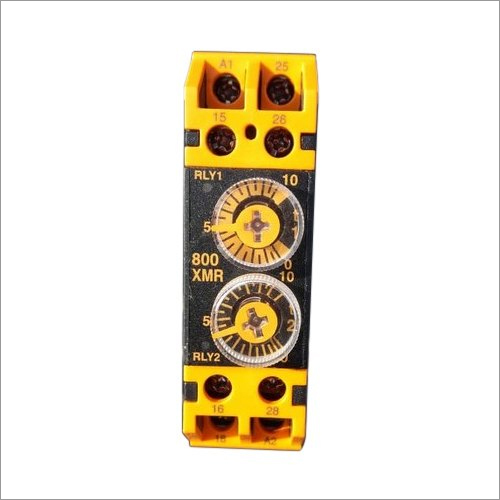 Yellow Selec 800xmr Din Rail Timer