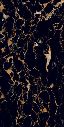 ब्लैक गोल्डन पोट्रो 600X1200Mm सुपर हाई ग्लॉस पोर्सिलेन टाइल्स