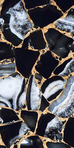 स्थापित करने में आसान गोल्डस्टोन ब्लैक 600X1200Mm सुपर हाई ग्लॉस पोर्सिलेन टाइल्स