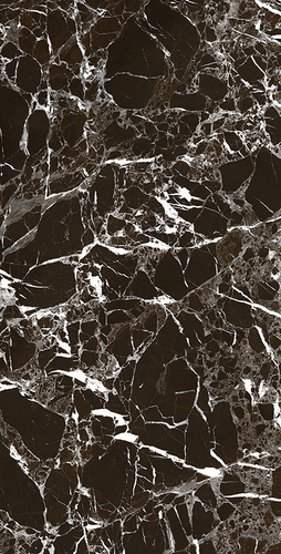 स्थापित करने में आसान प्लाज़ो ब्लैक 600X1200Mm सुपर हाई ग्लॉस पोर्सिलेन टाइल्स