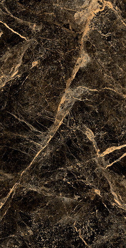 वाटरप्रूफ सोलर ब्लैक 600X1200Mm सुपर हाई ग्लॉस पोर्सिलेन टाइल्स