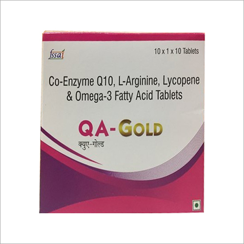 Co-Enzyme Q10, L- Arginine Omega 3 Fatty Acid And Lycopene Tablets General Medicines