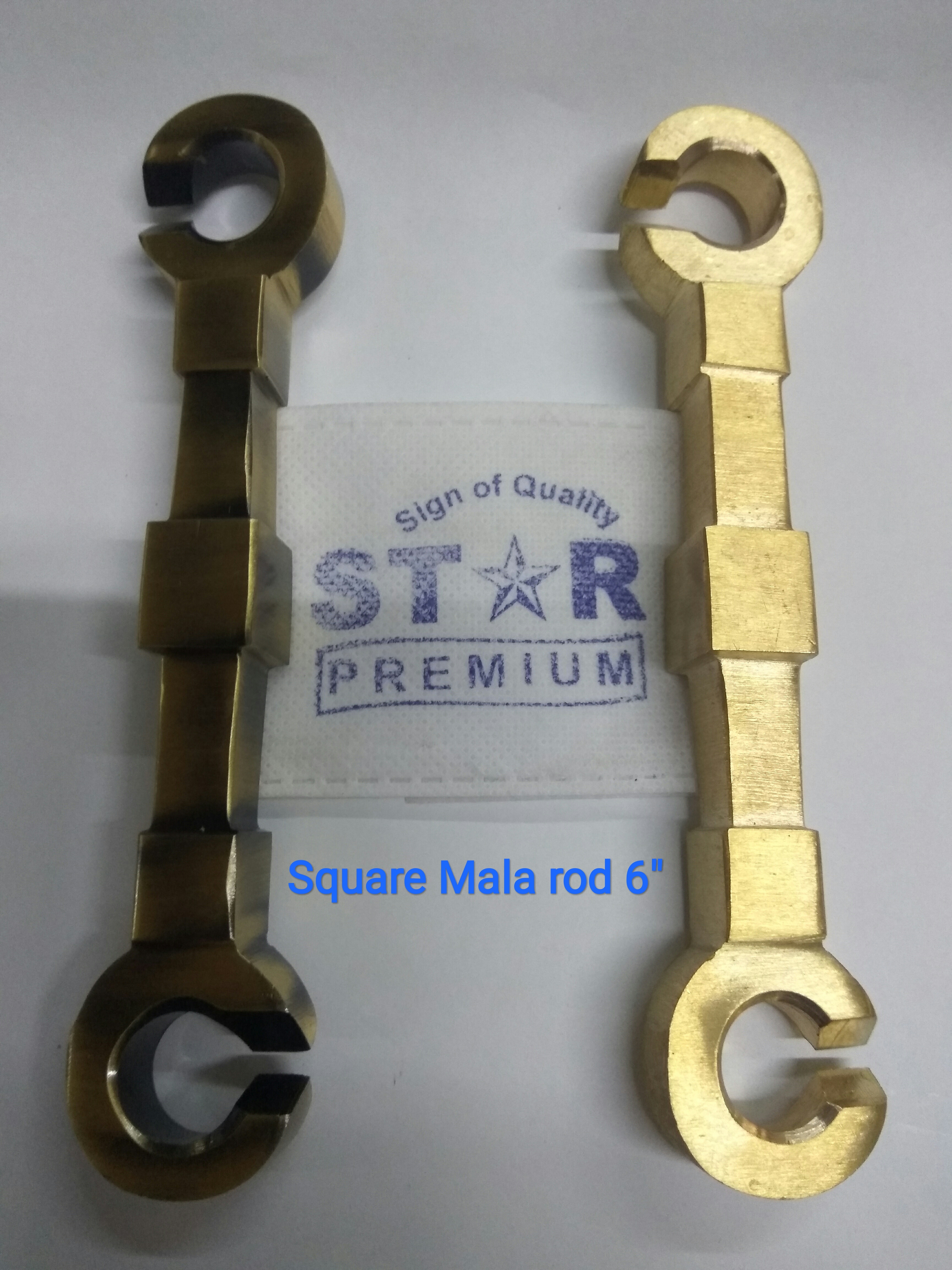 Brass Swing Chain - 8" Square Mala, Single Chain Design | Warranty Included, Corrosion-resistant, 300 Kg Load Capacity