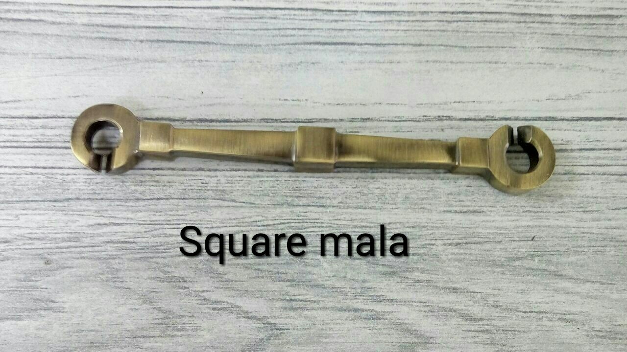 Brass Swing Chain - 8" Square Mala, Single Chain Design | Warranty Included, Corrosion-resistant, 300 Kg Load Capacity