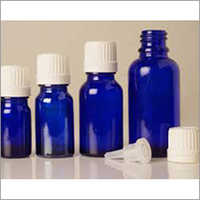 ब्लू ड्रॉपर ग्लास बॉटल