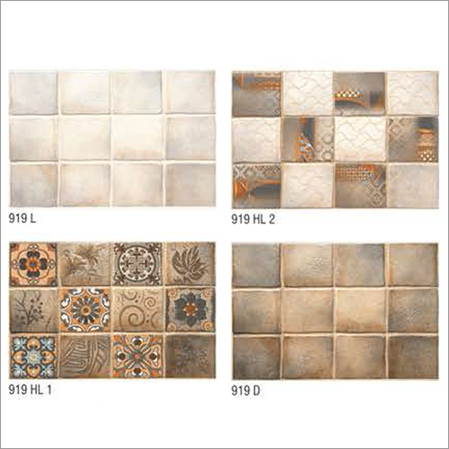 919 सीरीज मैट बाथरूम वॉल टाइलें