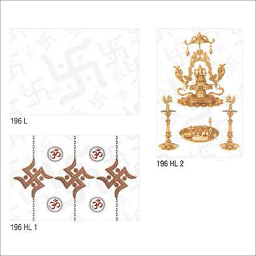 चमकदार फैंसी पूजा कक्ष टाइलें