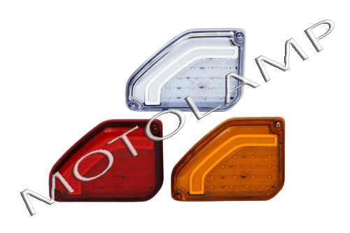 Easy To Install (Wired Connection) Bus Tail Lamp D Type - Body Material: High-Grade Plastic & Polycarbonate