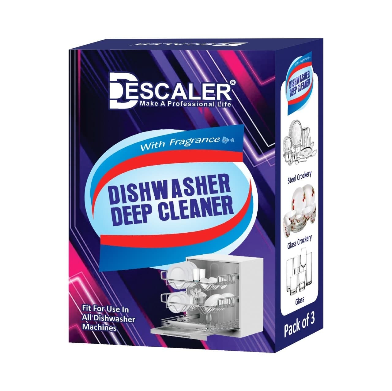 Dishwasher Machine Cleaner Pack Of 3