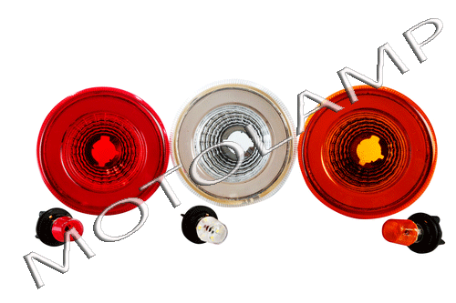 Round Shaped Bus Tail Lamp 009 Drl - Body Material: Polycarbonate & Abs Plastic