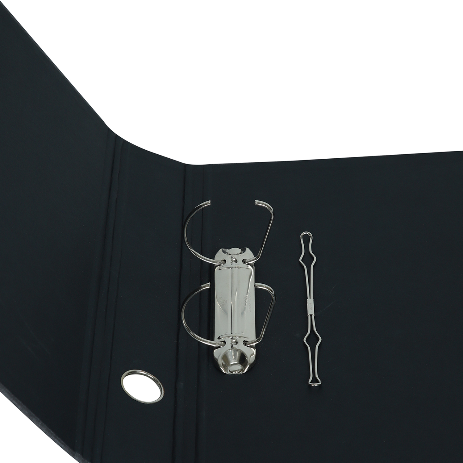 Comma Abaca - A4 Size - 1.5 Inch - 2d Ring Binder File (Black) Sturdy With Long Archival Life