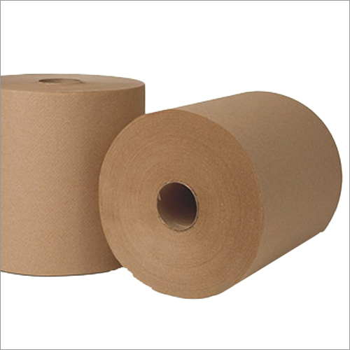 Brown Kraft Paper Roll - High Strength, Variable Dimensions | Matte Finish, Ideal for Packaging and Wrapping