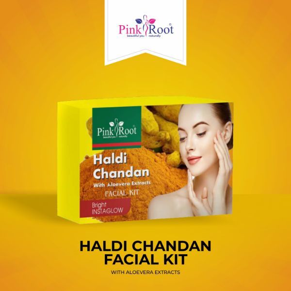 Pink Root Haldi Chandan Facial Kit 80gm