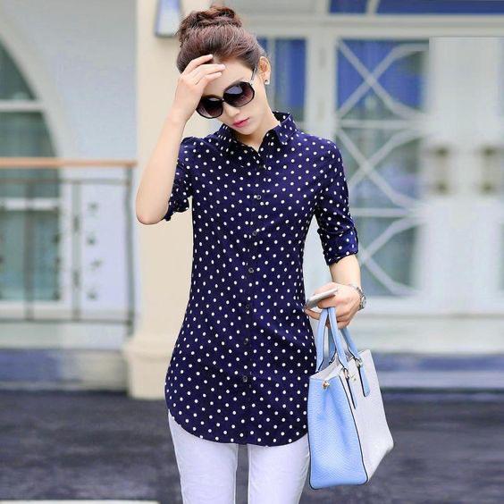 Ladies Printed Shirt Top