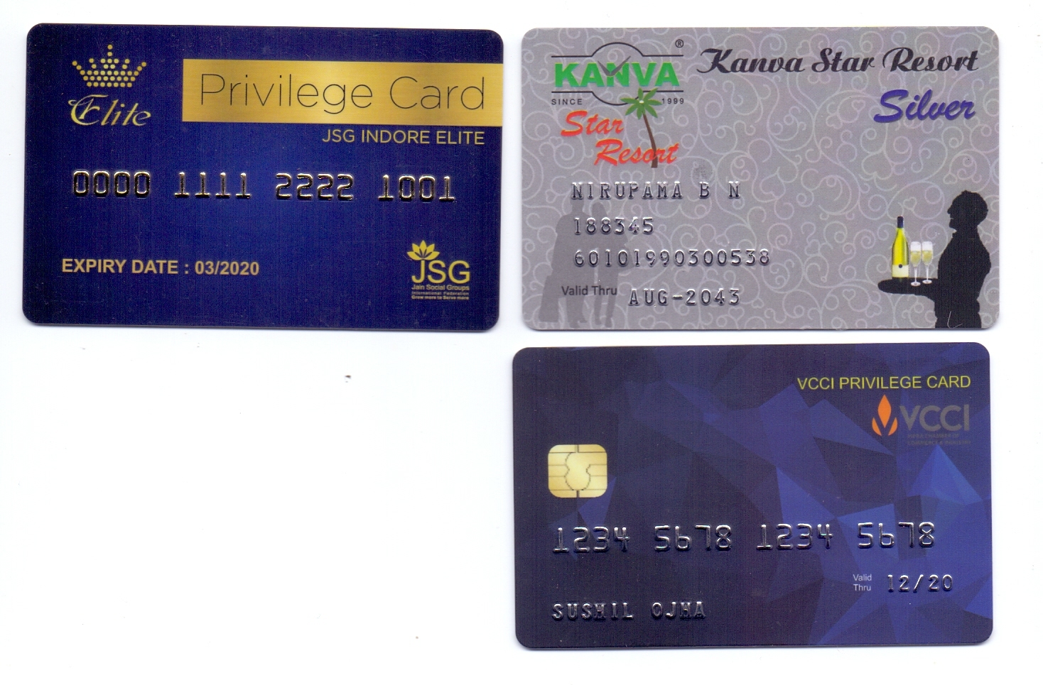 Printed Pvc Cards - Multi Color, 85x54 Mm, Waterproof, Tear Resistant, Double Sided, Matt Or Glossy Finish, Designs Available