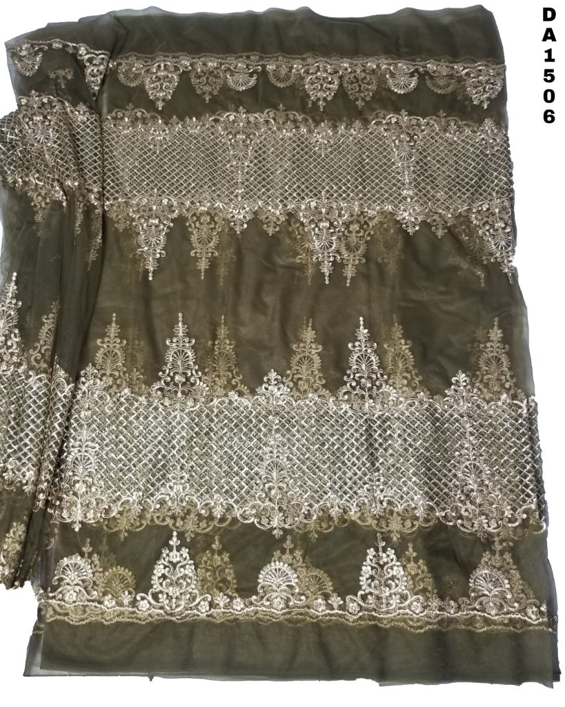 Washable Stunning Net Embroidery Fabric