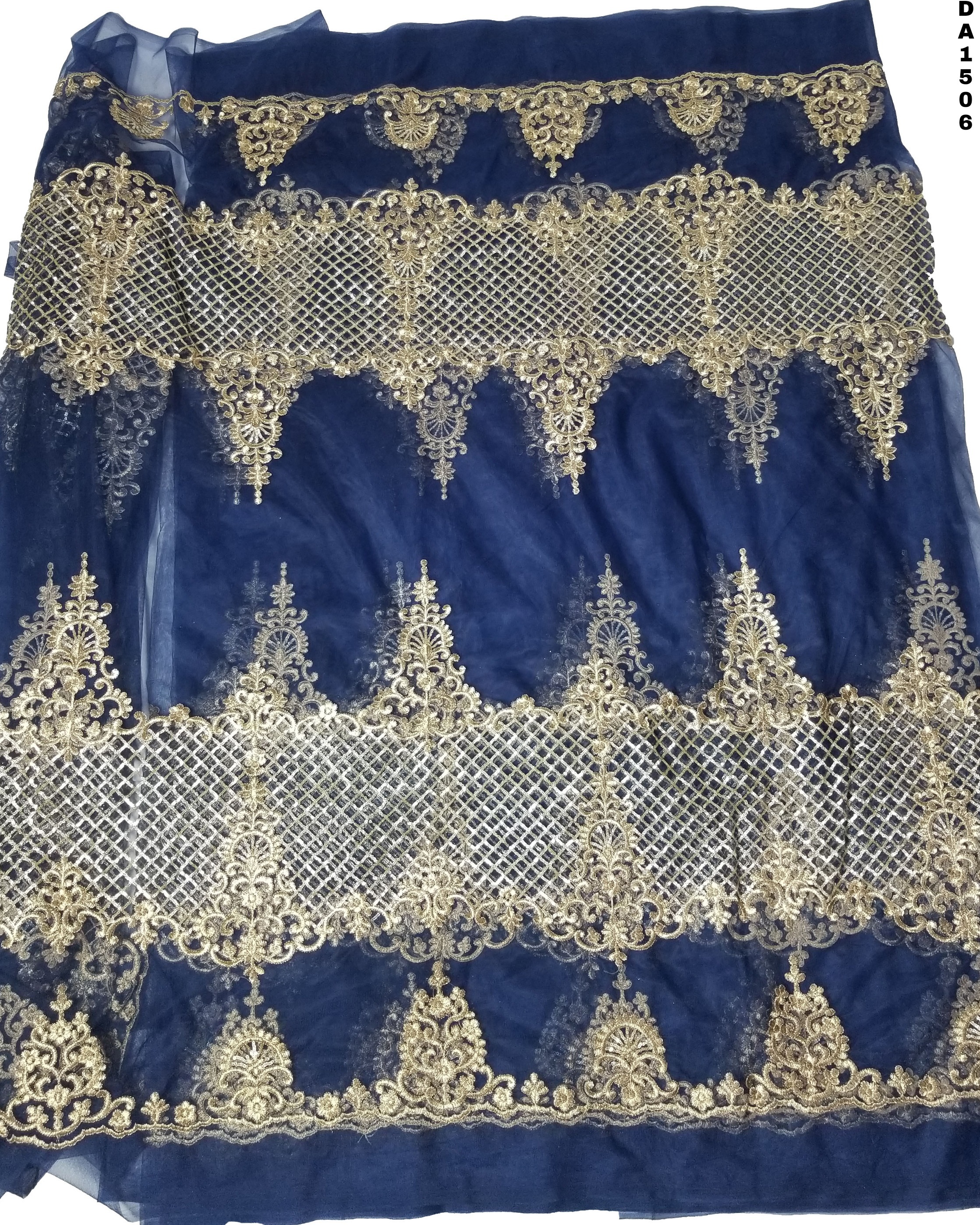 Washable Stunning Net Embroidery Fabric