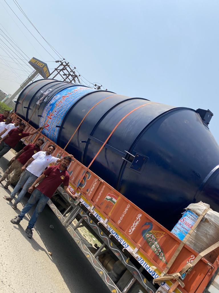 Cement Storage Silo - 100 Ton Capacity, Multicolor Finish, Dimensions: 3200x3200x13000mm, Weight: 6000kg, 1 Year Warranty