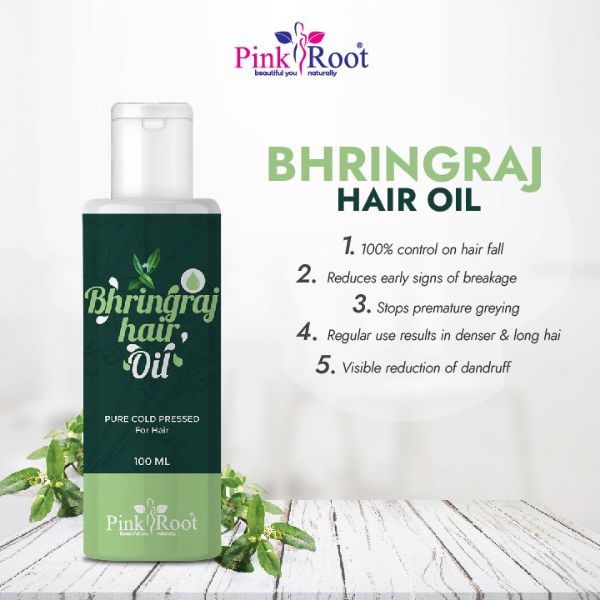 Pink Root Bhringraj Hair Growth Oil 100ml Shelf Life: 36 Months