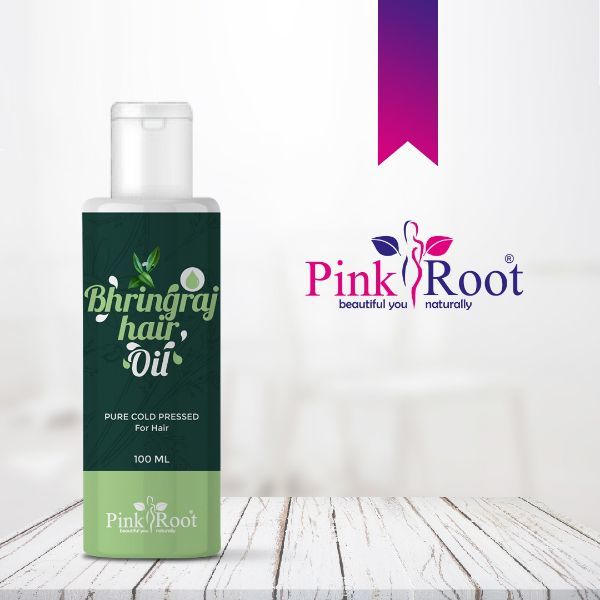 Pink Root Bhringraj Hair Growth Oil 100ml Shelf Life: 36 Months