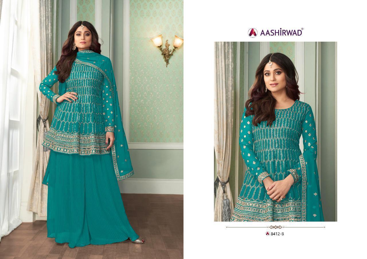 Peplon Designer Suits - Color: As Per Catalogue