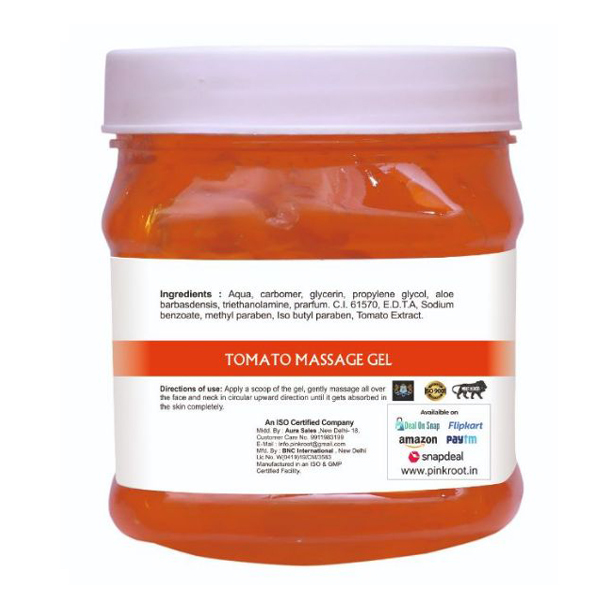 Pink Root Tomato Massage Gel 500ml Age Group: All Age Group