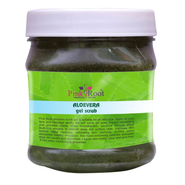 Pink Root Aloe Vera Gel Scrub Enriched With Multi-fruit Enzyme 500ml Age Group: All Age Group