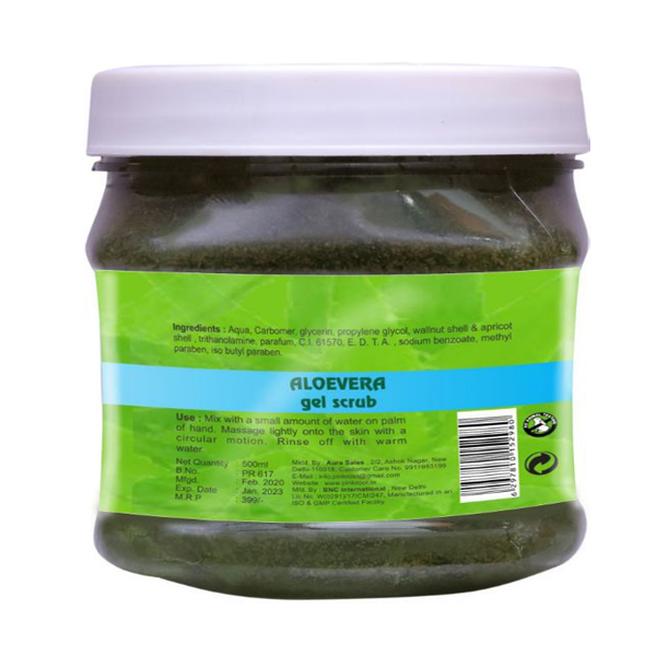 Pink Root Aloe Vera Gel Scrub Enriched With Multi-fruit Enzyme 500ml Age Group: All Age Group