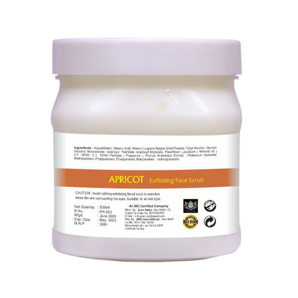 Pink Root Apricot Scrub Exfoliating Face Scrub Apricot And Peach Extract For Skin Conditioning 500ml Age Group: All Age Group