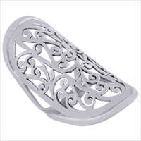 गॉर्जियस जली कट आउट प्लेन 925 स्टर्लिंग सॉलिड सिल्वर हैंडमेड रिंग जेंडर: बच्चे