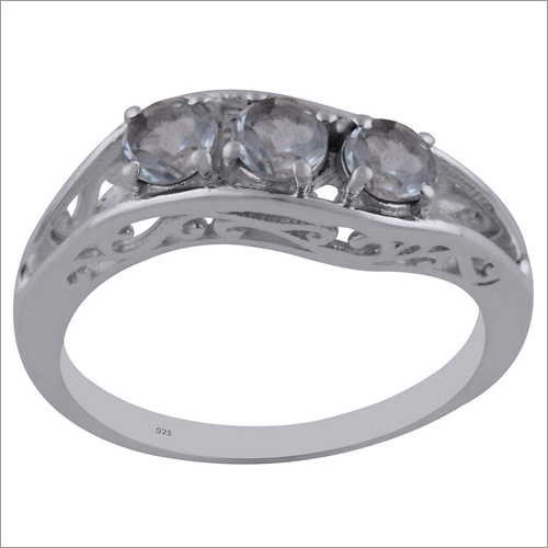 Amethyst Natural Gemstone 925 Sterling Solid Silver Round Cut Stone Handmade Ring