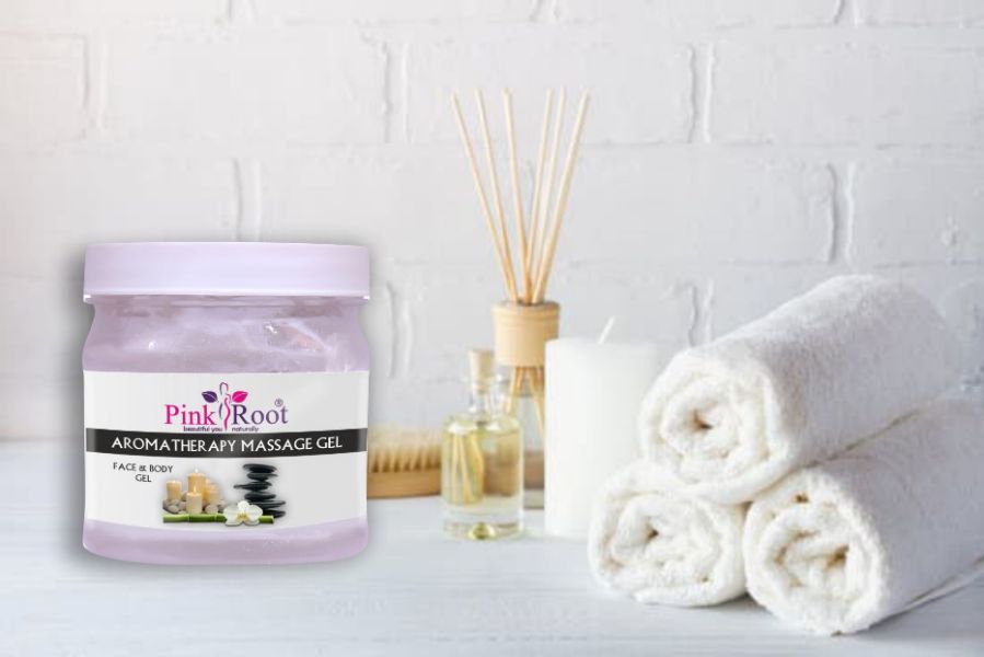 Pink Root Aromatherapy Massage Gel Face & Body Gel 500gm Age Group: All Age Group